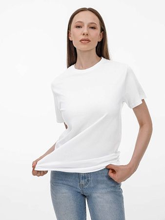 Футболка унисекс T-Bolka 180, белая, размер L