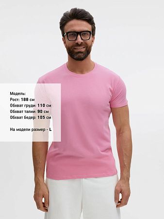 Футболка унисекс Regent 150, розовая орхидея, размер XXL