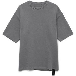 Джемпер с коротким рукавом Siluetti Volumica, серый, размер XS/S