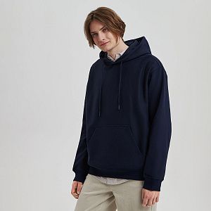 Худи релакс унисекс Адвенче (Adventure), темно-синий, размер 3XL/4XL