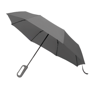 Зонт складной Азимут (Azimut), серый