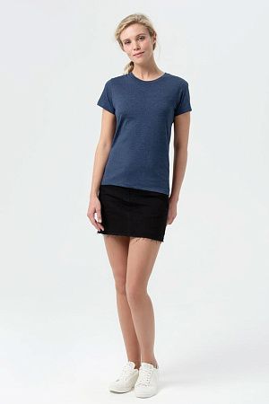 Футболка женская Regent Fit Women, синий меланж, размер XXL