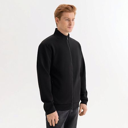 Толстовка на молнии ASTIN черная, размер XXXL