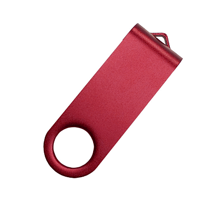 Скоба для флеш накопителя Twister, металл, красный