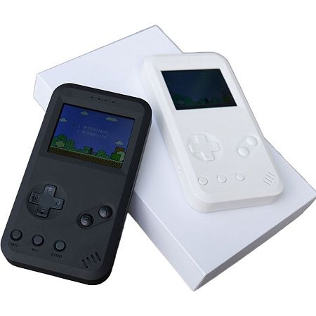 Внешний аккумулятор "Retro Game Player" с играми, 10 000 mAh, белый