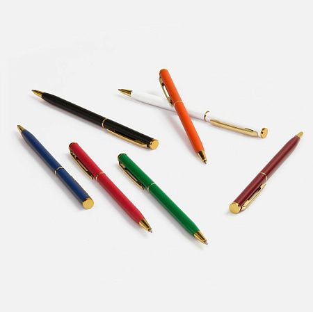 Ручка шариковая Hotel Gold, ver.2, матовая бордовая