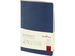 Бизнес - блокнот А6 «Conceptual Office», цвет: синий