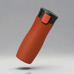 Вакуумная герметичная термокружка «Streamline» с покрытием soft-touch, тубус