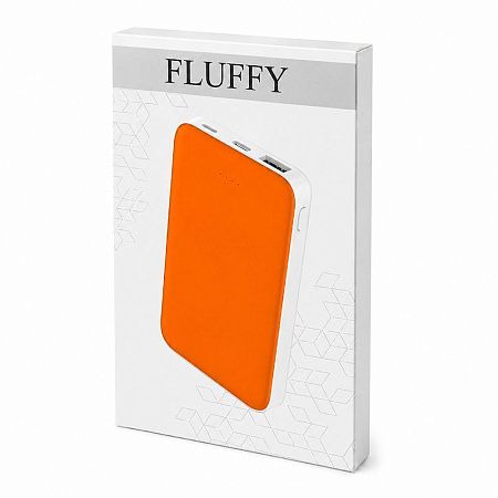 Внешний аккумулятор Fluffy, 5000 Mah, зеленый