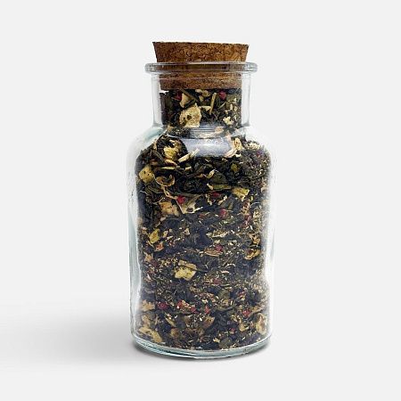 Чай «Сокочай», зеленый с соком имбиря, яблоком, гвоздикой и розовым перцем