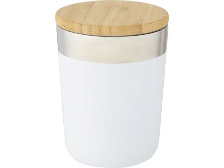 Кружка с вакуумной изоляцией и бамбуковой крышкой «Lagan»