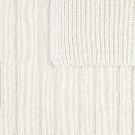 Шарф Knit Beat, белый (молочный)