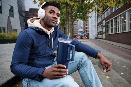 Термокружка Peakflow из переработанной стали RCS, 1.2 л