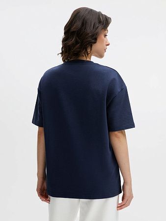 Футболка унисекс Durington, темно-синяя, размер XS/S