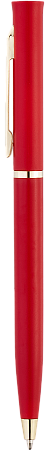 Ручка EUROPA GOLD Красная 2024.03