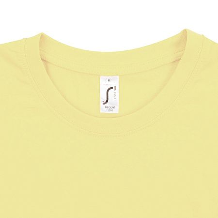 Футболка унисекс Regent 150, светло-желтая, размер XL