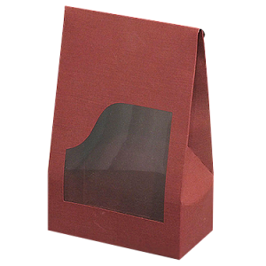 Коробка с фигурным окном 