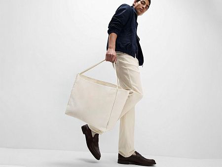 Шоппер-оверсайз «Grossbag» из переработанного хлопка, 340 г/м2
