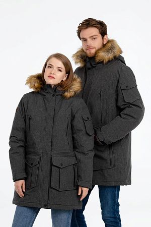 Парка мужская Explorer, серый меланж, размер XL