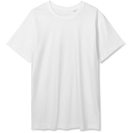 Футболка унисекс T-Bolka 180, белая, размер L