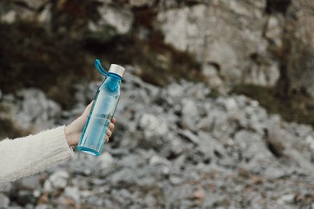 Бутылка для воды VINGA Lean из rPET RCS, 800 мл