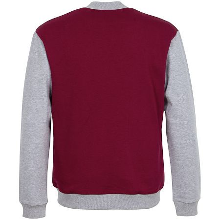 Бомбер College, бордовый, размер S v2