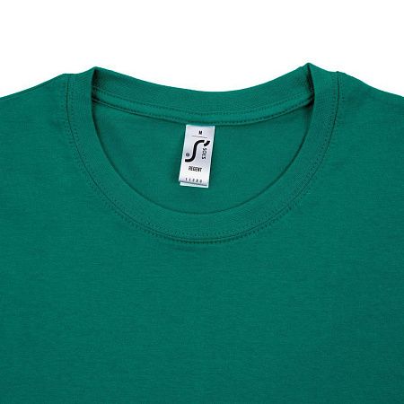 Футболка унисекс Regent 150, зеленая (изумрудная), размер M