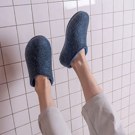 Домашние валенки Cant, темно-синие (индиго), размер 41