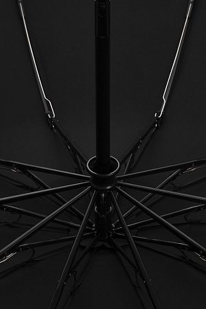 Зонт складной автоматический с плавным закрытием Forest Sunderland Reverse,  диаметр 117 см, 10 панелей,  в подарочной коробке, темно-синий