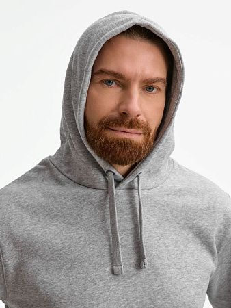 Толстовка унисекс Spencer, серый меланж, размер XL