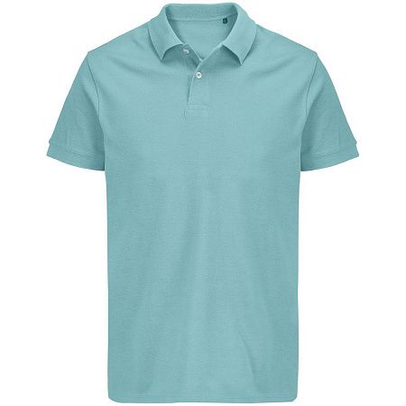 Рубашка поло унисекс Pacific, голубая (морская волна), размер XL