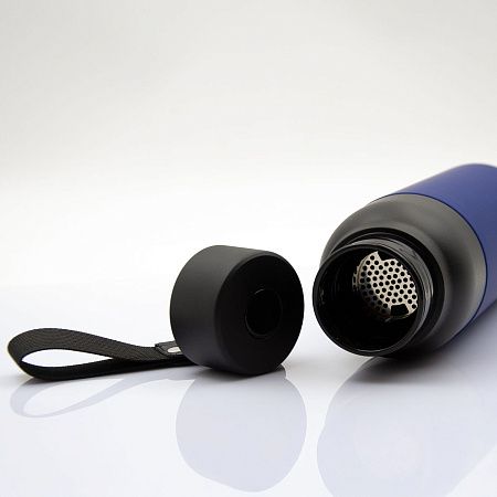 Термобутылка Button Black