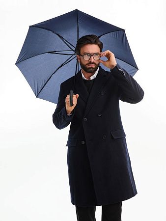 Зонт-трость Wind, темно-синий