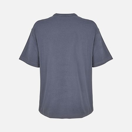 Футболка оверсайз мужская Boxy Men, темно-серая (графит), размер S