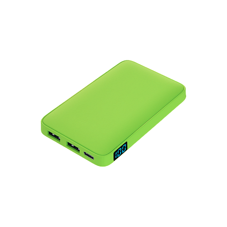 Внешний аккумулятор с подсветкой Ancor 5000 mAh, салатовый