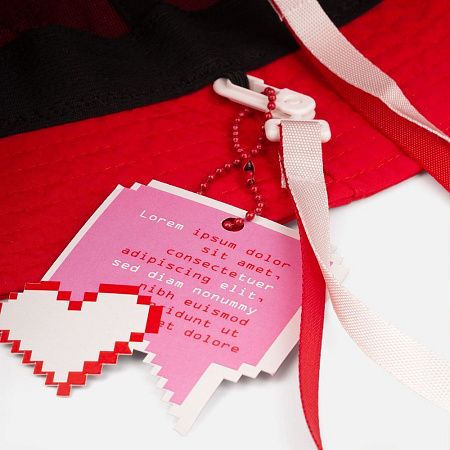 Цепочка для крепления Sharic, красная