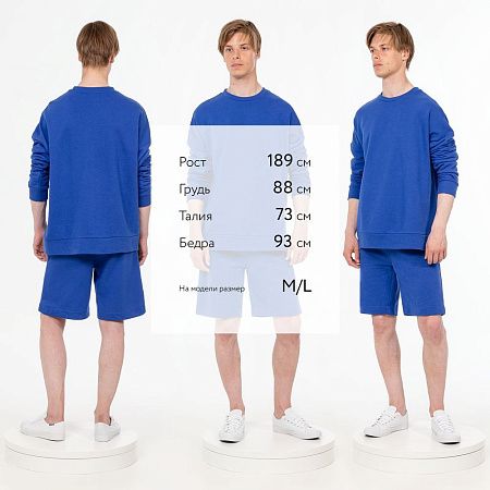 Свитшот унисекс S2, синий, размер XL/2XL