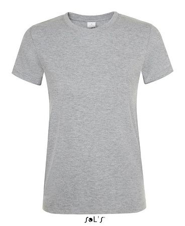 Фуфайка (футболка) REGENT женская,Серый меланж S