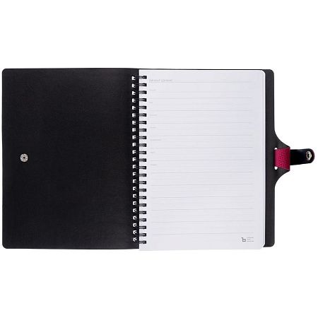 Ежедневник Strep Front на заказ, недатированный, малиновый