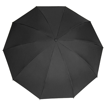 Зонт складной автоматический обратного сложения Forest Liverpool Reverse Safeclosing, диаметр 103 см, радиус 23 дюйма, 10 панелей, с плавным закрытием, без подарочной коробки, черный