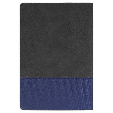 Ежедневник Flexy Treviso Nuba Sand Color А5, серый/синий, недатированный, в гибкой обложке