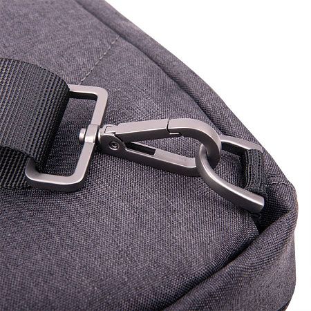 Сумка на плечо CORE, серый, 100% полиэстер 