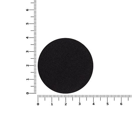 Наклейка тканевая Lunga Round, M, черная