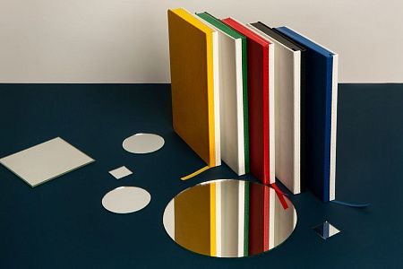 Ежедневник Duplex, недатированный, белый с синим