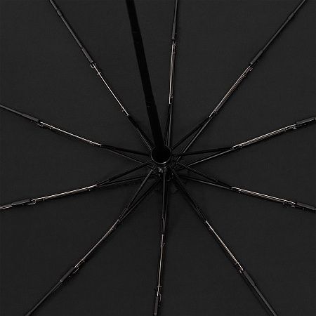 Зонт складной Cloudburst в подарочной упаковке, черный