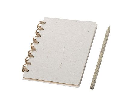 Блокнот А6 с бумажным карандашом и семенами цветов микс