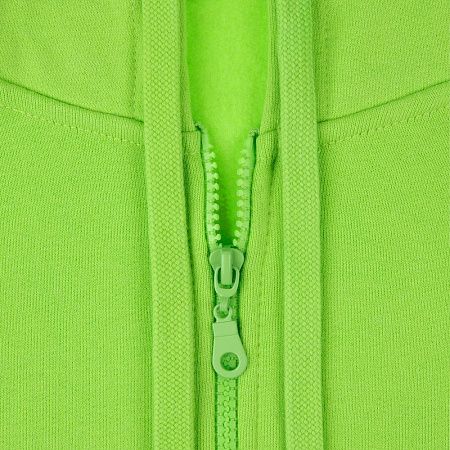 Толстовка на молнии с капюшоном Siverga Heavy 2.0, зеленое яблоко, размер S