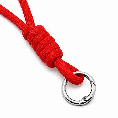 Шнурок на карабине Knotty, красный
