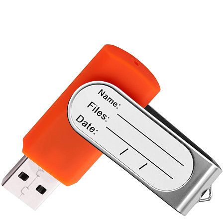 Флешка TWIST STICKER Оранжевая 4110.05.4ГБ