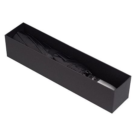 Зонт складной автоматический диаметр 116 см  Forest BERGEN, 10 панелей, с UV защитой в подарочной коробке, черный